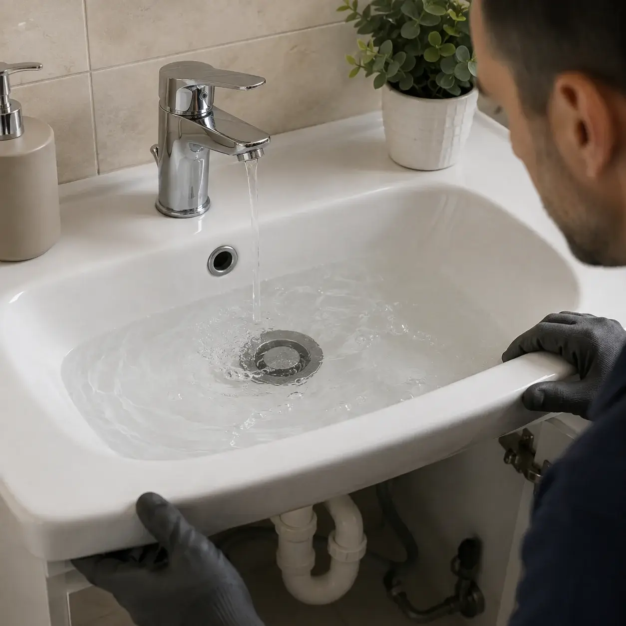 Wasser läuft nicht ab